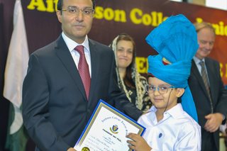 Board Member Mian Khalid Rehman, Chief Guest at Junior Academic Day, Encourages Boys To Make The Most Of Aitchison.