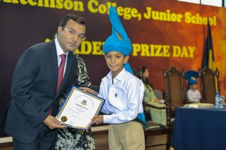 Board Member Mian Khalid Rehman, Chief Guest at Junior Academic Day, Encourages Boys To Make The Most Of Aitchison.