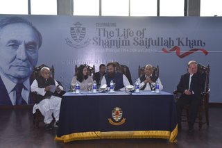 Aitchison honours Shamim Khan at Memorial Service