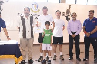 Aitchison Issues Participation Certificates for Summer Sports Camp