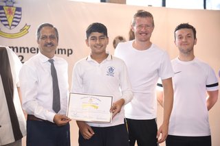 Aitchison Issues Participation Certificates for Summer Sports Camp