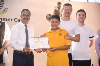 Aitchison Issues Participation Certificates for Summer Sports Camp