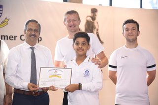 Aitchison Issues Participation Certificates for Summer Sports Camp