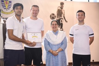 Aitchison Issues Participation Certificates for Summer Sports Camp
