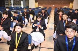 Headmaster of Prep School Awards Swimming Prizes