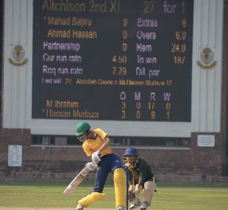Aitchison 2nd XI battle hard but go down to Model Town Academy