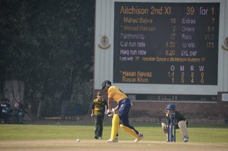 Aitchison 2nd XI battle hard but go down to Model Town Academy