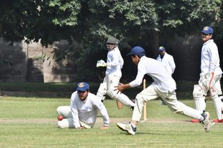 U 14 Cricketers Flex Their Muscles