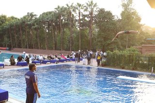 Aitchison Opens New Mrs. Sajida Imtiaz Diving Pool