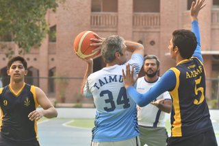 The opening of the Dawood Basketball Centre