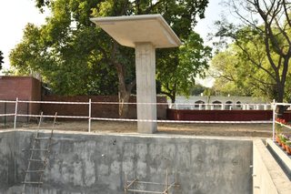 Aitchison College mid project Diving Pool celebration