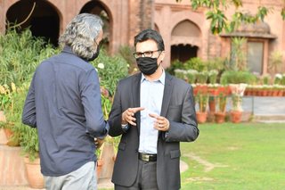 Aitchison College mid project Diving Pool celebration