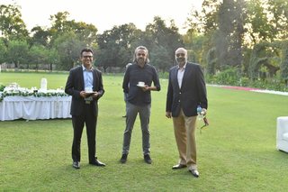 Aitchison College mid project Diving Pool celebration
