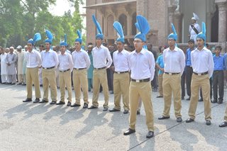 Flag Hoisting on Independence Day