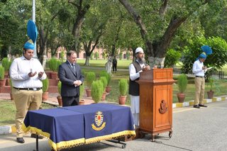 Flag Hoisting on Independence Day