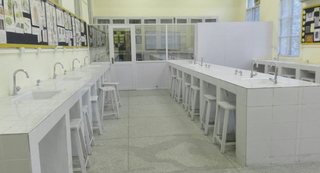 Science chemistry and biology laboratories in the Tiwana Building