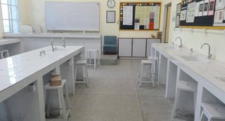 Science chemistry and biology laboratories in the Tiwana Building