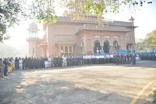 Flag hoisting On Pakistan Day