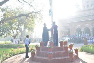 Flag hoisting On Pakistan Day