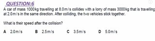 What is their speed after the collision?