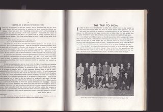 1954 - After tea with the High Commissioner at New Delhi on 23rd March 1954. The College Cricket Team was on a return visit to the Doon School in Dehra Dun who had come to Lahore to play against Aitchison the year prior. Photo from the Aitchisonian magazine 1954.