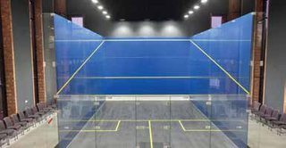 NEW SQUASH GLASS COURT
