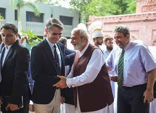Principal welcomed Mr. Khawaja Ahmed Ahsan.