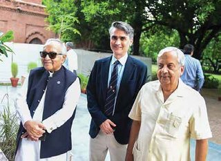 Mr.Shahjahan Ayub (FMR ACOBA President), Dr. S.M. Turab Hussain (Principal), Syed Hur Riahi Gardezi (FMR ACOBA President)