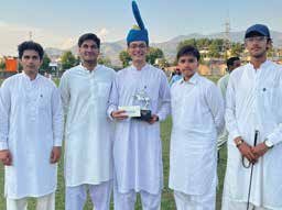 Standing L to R: M.Sha¿ Javed (AC, C2), Ayyan Waqar (AC, H2), Ibrahim Tahir Farooq (AC, H2), Hassan Jamal (AC, C2), Syed Qalb-e-Abbas Kazmi (AC, H1)