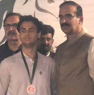Hamza Tariq with Brig. Ishfaq (FMR Vice President EFP)
