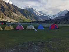 Camping at Latobo Base Camp